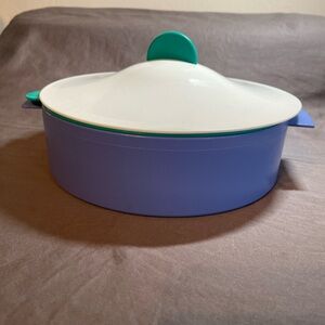 TUPPERWARE Micro Steam Microwave Steamer Rice Veggie Cooker #3066A-3 3 PC